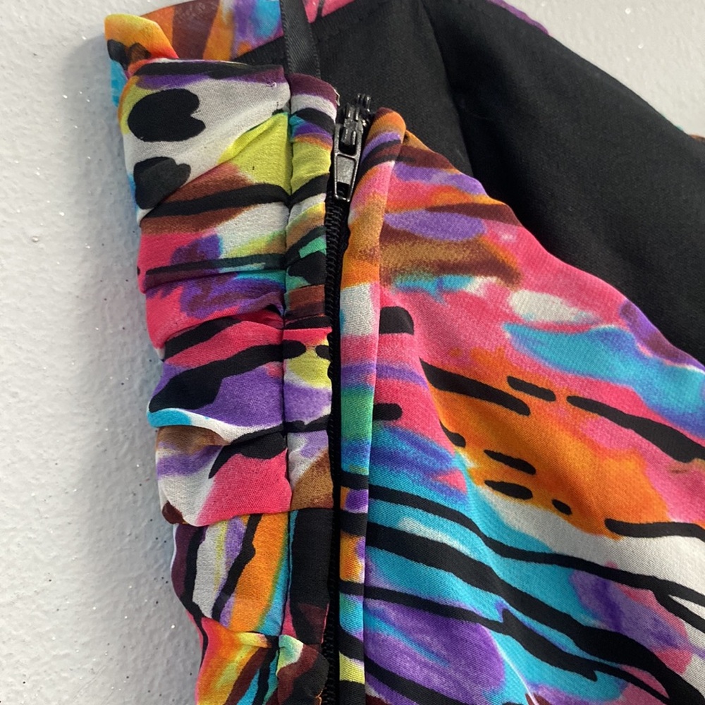 City Triangles Strapless Multi Colored Mini Dress - image 4